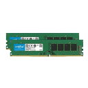 【スーパーSALE要エントリーで最大300%ポイントバック】crucial クルーシャルDDR4-3200 64GB 32GB×2 DIMM DDR4 /32G...