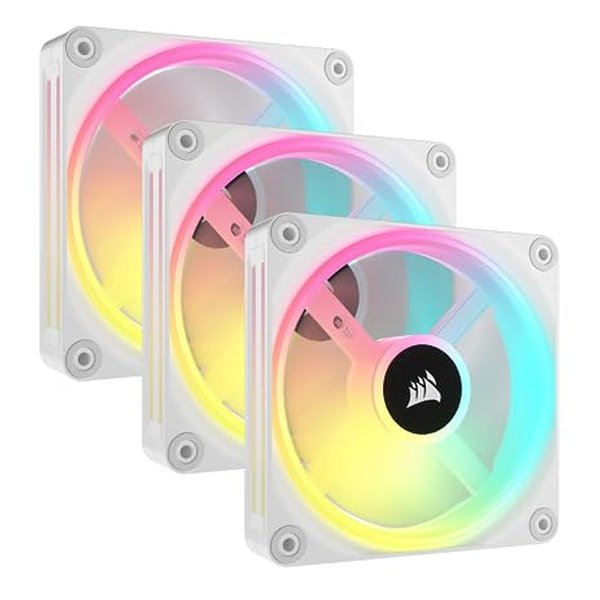 CORSAIR 륻PWMե iCUE LINK QX120 RGB WHITE Starter Kit ۥ磻 CO-9051006-WW CO-9051006-WW(2579799)̵