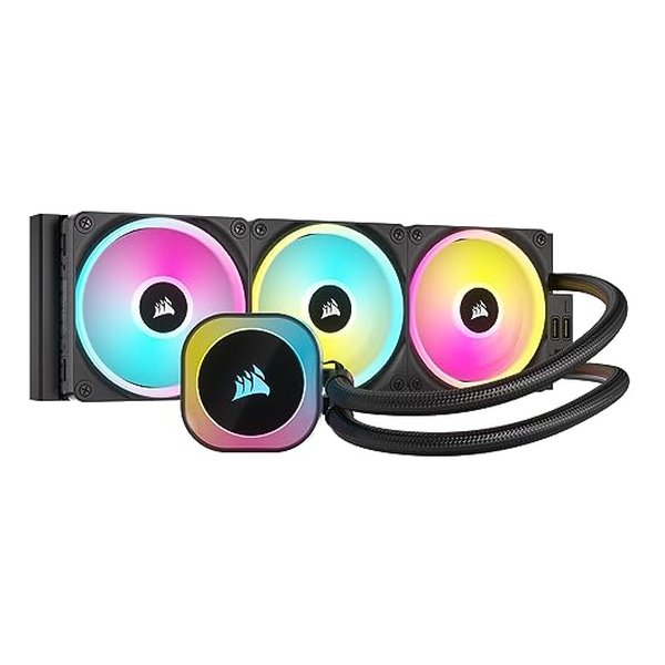 CORSAIR コルセア水冷一体型CPUクーラー iCUE LINK H150i RGB ブラック CW-9061003-WW CW-9061003-WW(2579788)代引不可 送料無料