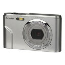 【5/1は24時間限定ポイントアップ&お得なクーポン配布中!】KenkoTokina ケンコートキナーデジタルカメラ シルバー KC-03TY(2581234)...
