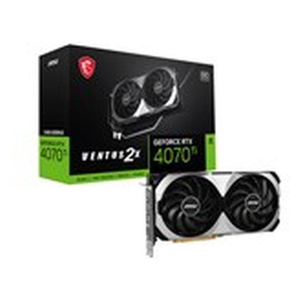 MSI エムエスアイグラフィックボード GeForce RTX 4070 Ti VENTUS 2X 12G OC 2ファン コンパクトサイズ GeForce RTX 4070 Ti VENTUS 2X 12G OC(2581977)送料無料