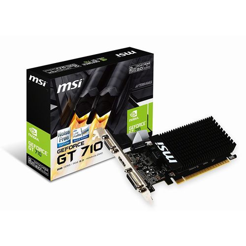 MSI エムエスアイGeForce GT710 GDDR3 2GB グラフィックスボード GT 710 2GD3H LP(2398344)送料無料