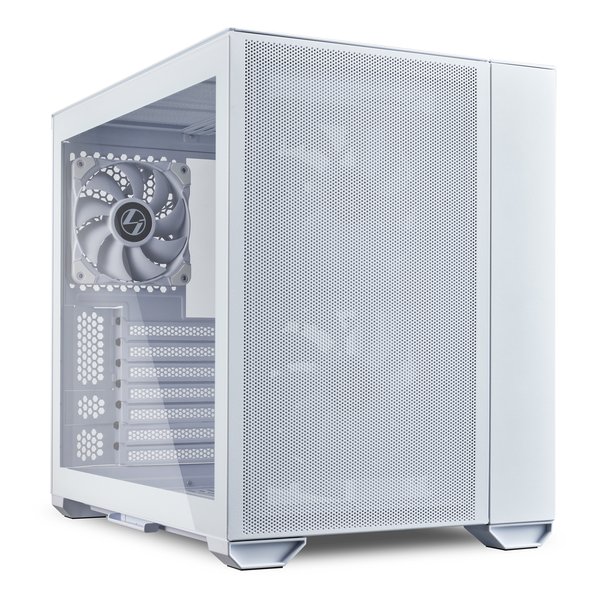 LIAN LI リアンリーPCケース O11 AIR MINI WHITE 3面メッシュパネル 3.5インチHDD4基搭載可能 O11AIRMINIWHITE(2516968)送料無料