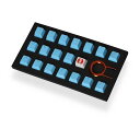【5/1限定★抽選で2人に1人最大100 ポイントバック要エントリー】クーポンも配布Tai-Hao タイハオRubber Gaming Backlit Keycaps-18 keys Neon blue RUBBERKCNEONB18(2548107)代引不可 送料無料