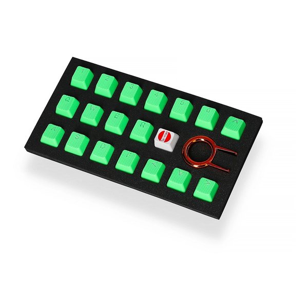 Tai-Hao タイハオRubber Gaming Backlit Keycaps-18 keys Neon Green RUBBERKCNEONGN18(2548108)代引不..
