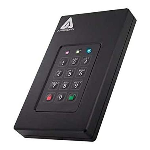 【15日は24時間限定クーポン配布】Apricorn アプリコーン外付けHDD ポータブル Aegis Fortress L3 - USB 3.0 AFL3-500 AFL3-500(2573530)代引不可 送料無料