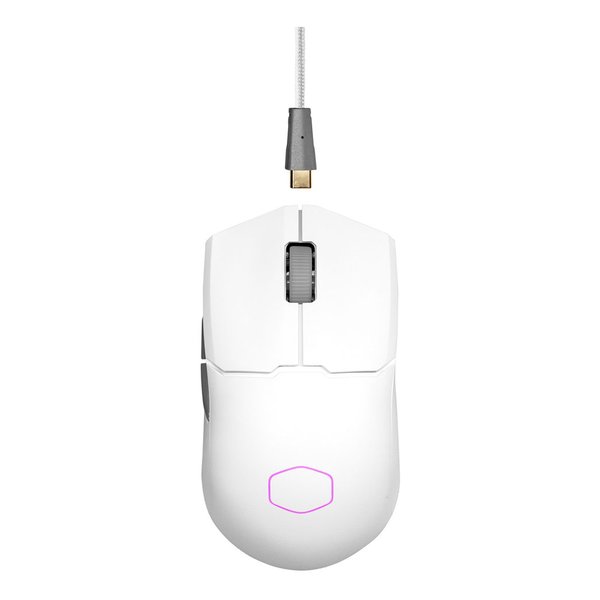 Cooler Master クーラーマスターMM712 White 有線/無線 両対応 ハイブリッド 軽量 ゲーミングマウス MM-712-WWOH1(2574030)代引不可 送料無料