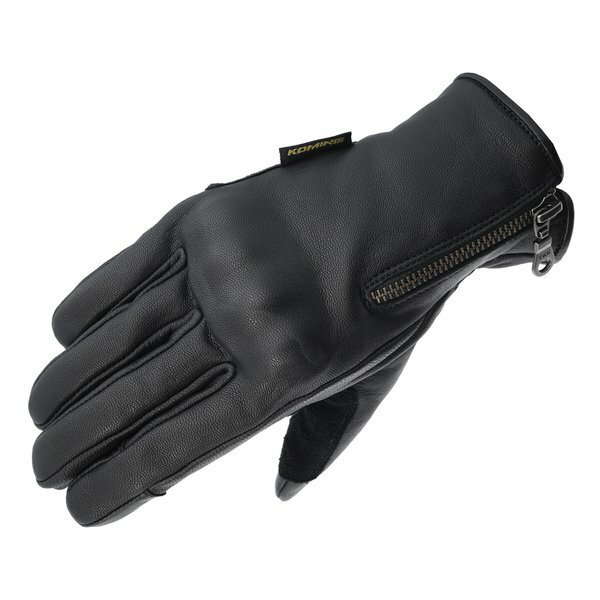 KOMINE コミネGK-850 LEATHER W-SHORT GLV Zシリーズ BK XL 06-850/BK/XL(2580322)代引不可 送料無料