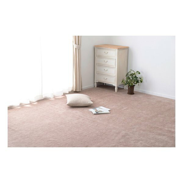 4.5帖用（261 cm×261 cm） - 【25日は24時間限定クーポン配布】萩原 ハギハラペットに優しい平織カーペット ラウム カット可 江戸間3帖 約176×261cm ベージュ 600017530(2582537)代引不可