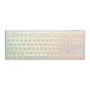 Ducky ダッキーOne 3 Classic Pure White TKL RGB Cherry Silver メカニカルキーボード US配列 DKONE3CLASSICPWRGBTKLSV(2583618)代引不可 送料無料