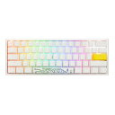 Ducky ダッキーOne 2 Pro Mini RGB Pure White Cherry Speed Silve ゲーミングキーボード DKONE2PRORGBMINIPWSV(2583625)代引不可 送料無料