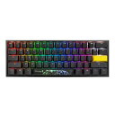 Ducky ダッキーOne 2 Pro Mini RGB Cherry Silent Red RGB メカニカルキーボード DKONE2PRORGBMINISIRD(2583626)代引不可 送料無料