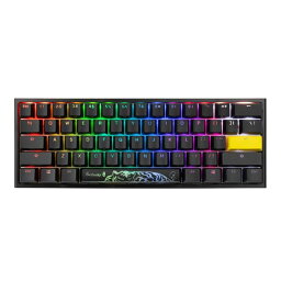 【5/1限定★抽選で2人に1人最大100%ポイントバック要エントリー】クーポンも配布Ducky ダッキーOne 2 Pro Mini RGB Cherry Speed Silver RGB ゲーミングキーボード 有線 DKONE2PRORGBMINISILVER(2583627)代引不可 送料無料