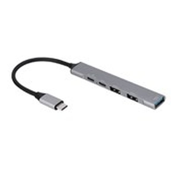 Nakabayashi iJoVPDΉ USB 3.2 Gen1 { 2.0 4|[g A~nu O[ UH-C3384GY O[(2585257)