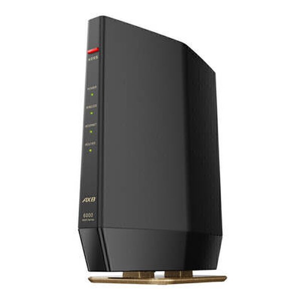 BUFFALO バッファロー無線LAN親機 WiFi6対応ルーター プレミアムモデル 11ax マットブラック WSR-6000AX8P/DMB マットブラック(2584958)送料無料