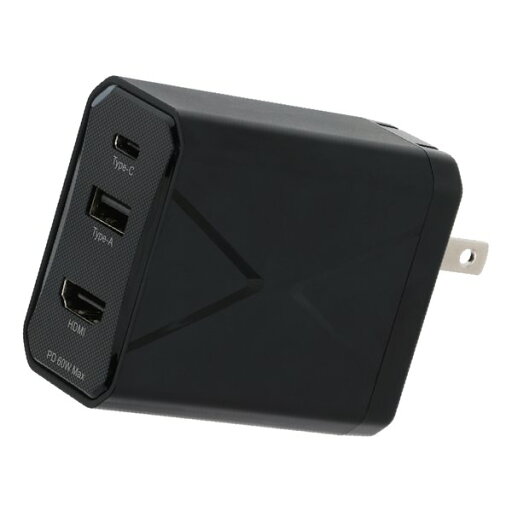 【20日は24時間限定クーポン配布!】GREEN HOUSE グリーンハウスマルチドック充電器Type-C/A/HDMI 60W Type-Cケーブル付き ブラック GH-ACU3PA-BK(2585432)送料無料 【20日は24時間限定クーポン配布!】GREEN HOUSE グリーンハウスマルチドック充電器Type-C/A/HDMI 60W Type-Cケーブル付き ブラック GH-ACU3PA-BK(2585432)送料無料