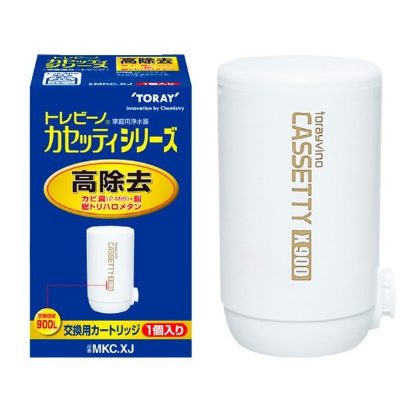 【10日は要エントリーでポイント抽選＆クーポン配布】東レ TORAY交換用カートリッジ トレビーノ カセッティシリーズ 高除去タイプ 1個入り MKC.XJ(2588186)代引不可 送料無料