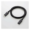 【スーパーSALE要エントリーで最大300%ポイントバック】ELECOM エレコムUSB延長ケーブルTypeC-C PD対応1.0mブラック USB3-ECC1...