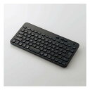 【9日20時〜限定クーポン!10日は要エントリーでポイント抽選!】ELECOM エレコムBluetoothミニキーボード ブラック TK-CM10BMKBK(2586928)送料無料(2)
