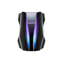 ADATA エイデータPortable HDD Durable HD770G 2TB USB3.2 Gen1 防滴防塵 耐衝撃 RGB ブラック AHD770G-2TU32G1-CBK(2588091)代引不可 送料無料