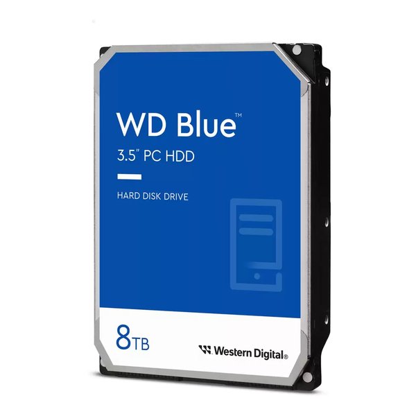Western Digital ウエスタンデジタル3.5インチ 8TB HDD Blue SATA CMR 3.5インチ 内蔵ハードディスク WD80EAAZ(2585691)送料無料