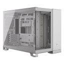 【5/1は24時間限定ポイントアップ&お得なクーポン配布中!】CORSAIR コルセア2500X Tempered Glass White ピラーレス デュアルチャンバー ホワイト CC-9011266-WW(2589307)送料無料(2)