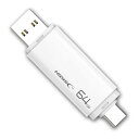 y5/1聚I2l1lő100%|CgobNvGg[zN[|zzHI-DISC nCfBXNUSB3.2 OTGType-C/A 64GB USB Type-C/AΉ HDUF134C64G3C(2588865)