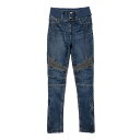 【30日限定クーポン配布】Rosso Style Lab ロッソスタイルラボ レディース秋冬 ROP66 リブウォームストレッチパンツ レディース ブルーデニム...