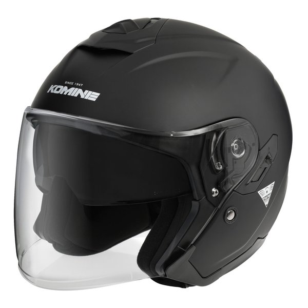 乐天商城 - 【25日はエントリーで最大5000p＆クーポン配布】KOMINE コミネHK-172 FL コンポジット FRP ジェットヘルメット マットブラック Lサイズ HK-172M.BKL(2589268)代引不可 送料無料