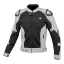 【11/1ポイント2倍&クーポン配布】KOMINE コミネバイク用 春夏 JK-168 Rスペックスポーツメッシュジャケット ライトグレー メンズ XL JK-168/LIGHT GREY/XL(2589046)送料無料