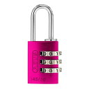 【スーパーSALE要エントリーで最大300%ポイントバック】ABUS アバスナンバー可変式南京錠 145/20 ピンク ABUS14520PI(2590308)