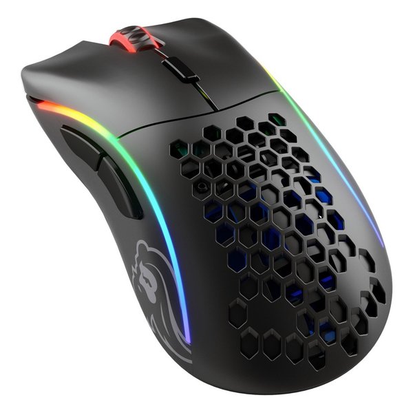 【20日は24時間限定クーポン配布！】Glorious PC Gaming Race グロリアス ピーシー ゲーミGlorious Model D Wireless ワイヤレス軽量ゲーミングマウス マットブラック GLO-MS-DW-MB(2588616)代引不可 送料無料
