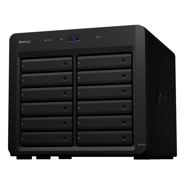 Synology シノロジー12ベイ拡張ユニット Expansion Unit DX1222 DX1222(2573607)代引不可 送料無料