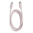 【5日は24時間限定クーポン配布】イツワ商事TYPE-C-TYPE-C 充電通信ケーブル 1m ピンク MTCD2302PK(2585970)