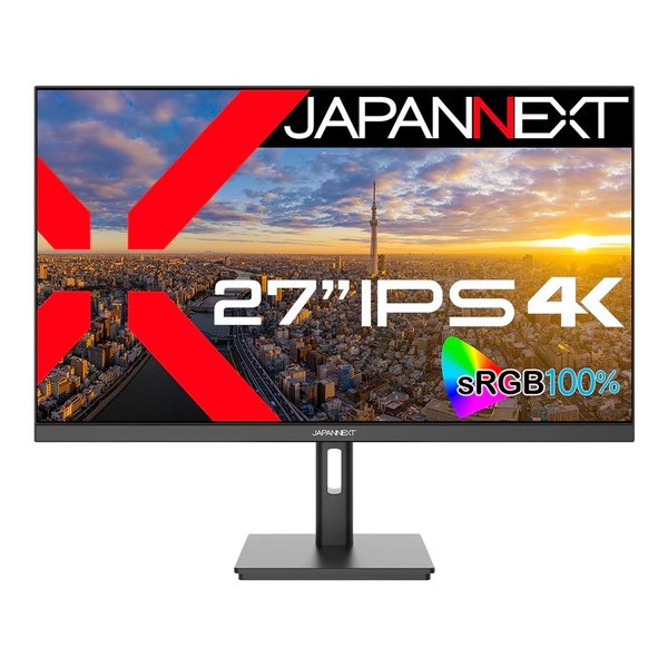 【18日は24時間限定クーポン配布！】JAPANNEXT ジャパンネクスト27インチ4K液晶ディスプレイ JN-IPS2709UHDR(2590243)送料無料