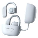 【30日限定クーポン配布】KING LUCKY(キングラッキー)OPENEAR 完全ワイヤレスイヤホン i31pro ホワイト i31pro WH(261114...