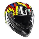 AGV エージーブイバイク用 K3 BIRDY 2.0 GREY/YELLOW/RED グレー/イエロー/レッド/Mサイズ 57~58cm 18381007012-M(2574913)送料無料
