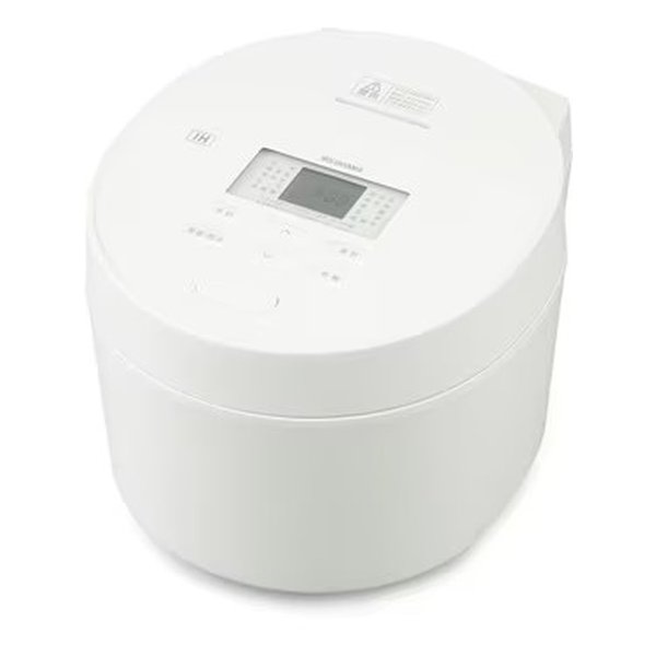 Rakuten - 【25日は24時間限定クーポン配布】IRIS OHYAMA アイリスオーヤマ炊飯器 IH/5.5合炊き/ホワイト RC-ISA50-W(2623509)代引不可