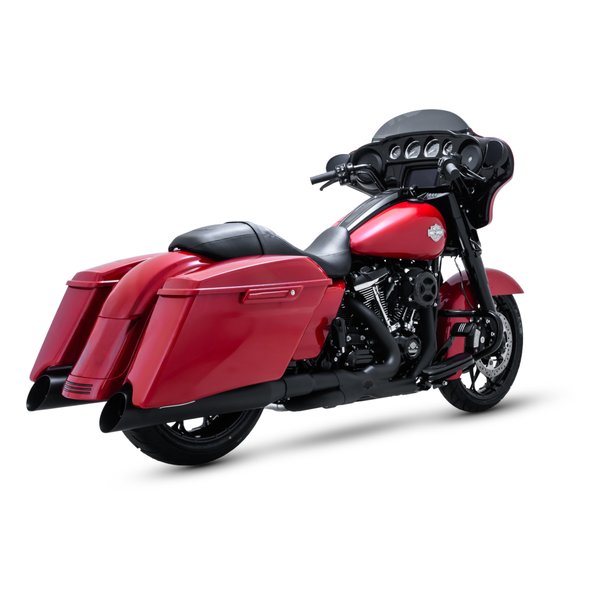 VANCE&HINES（バンスアンドハインズ）PowerDuals PCX パワーデュアルズ ヘッドパイプ ブラック マフラー TOURING M8 17-22 1802-0407(2630400)代引不可 送料無料