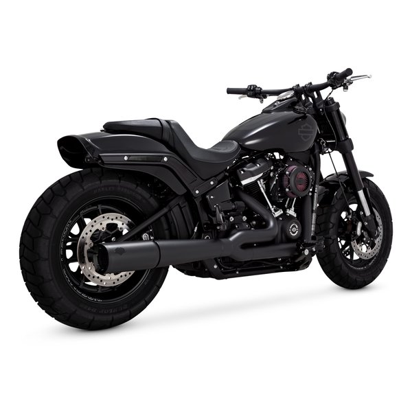 Rakuten - 【25日は24時間限定クーポン配布】VANCE&HINES（バンスアンドハインズ）ProPipe 2-1 PCX プロパイプ ブラック マフラー SOFTAIL 18-22 1800-2576(2630406)代引不可 送料無料