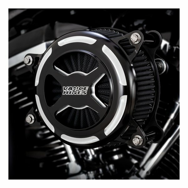 【15日は24時間限定クーポン配布】VANCE&HINES（バンスアンドハインズ）VO2 エアインテイク X エックス 白黒コントラスト 1010-2922(2630646)代引不可 送料無料