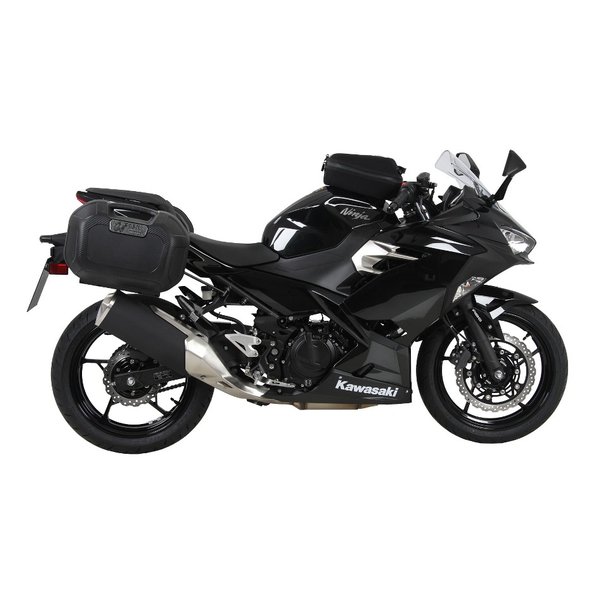 【15日は24時間限定クーポン配布！】HEPCO&BECKER（ヘプコアンドベッカー）C-Bowサイドキャリア ブラック Ninja250/400 18-23/Z250/400 19-23 63025320001(2630881)代引不可 送料無料