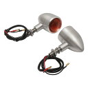 【15日は24時間限定クーポン配布&要エントリーでポイント抽選!】MOTONE CUSTOMS(モートーンカスタムズ)ウインカー アルミビレット ブラッシュ 2...