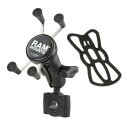 【5日は24時間限定クーポン配布&ポイントアップ】RAM MOUNTS ラムマウントXグリップS&バーマウントベースMセット ショートアーム RAM-B-408...