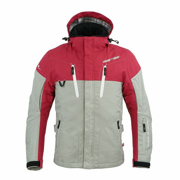 【15日は24時間限定クーポン配布】ROUGH&ROAD ラフアンドロードR＆R WS プリマロフト ウォームパーカー レッド／グレー LLサイズ RR7698RD/GY4(2615193)送料無料