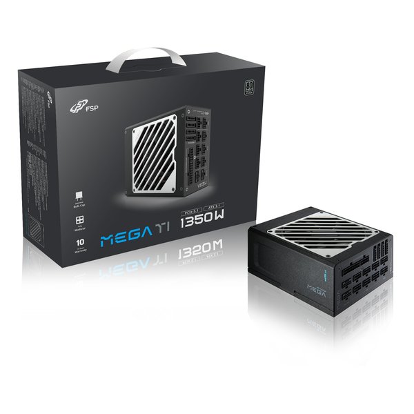 【マラソン期間数量限定クーポンあり＆15日は要エントリーで2人に1人ポイントバック！】エフエスピー FSPMEGA TI 1350W 電源ユニット 80 PLUS Titanium 認証 ATX3.1 MEGA-1350TI(2642119)送料無料