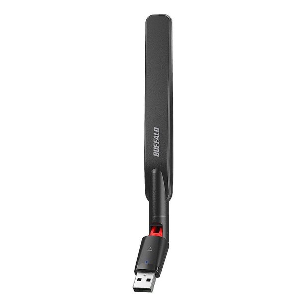 【18日は24時間限定クーポン配布！】BUFFALO バッファロー無線LAN子機 USB-A接続/866＋400Mbps/Wi-Fi 5対応/ブラック WI-U3-866DHP(2641061)送料無料