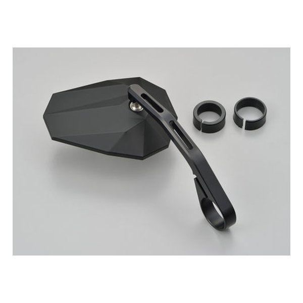 【15日は24時間限定クーポン配布】DAYTONA デイトナミラー バーエンドミラー X6 マットブラック D15140(2495481)代引不可 送料無料