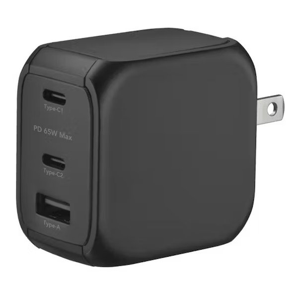 【25日は24時間限定クーポン配布】GREEN HOUSE グリーンハウスAC充電器 USB-AC/PD対応/65W/3ポート/Type-CX2/Type-AX...