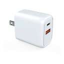 【スーパーSALE要エントリーで最大300%ポイントバック】HI-DISC ハイディスクAC式充電器 PD30W/2ポート/ホワイト HD-AC2P30WH(2...